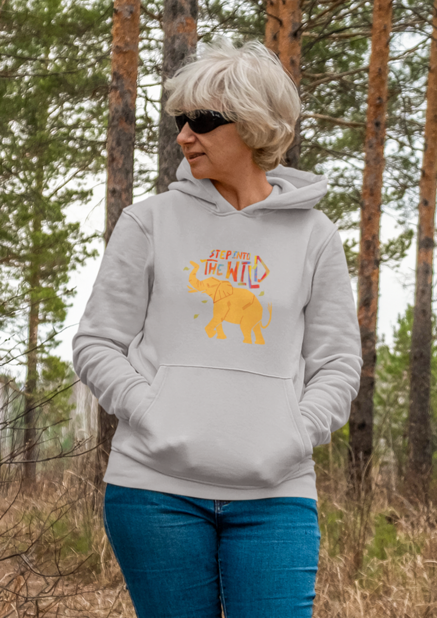 Step into the Wild | Unisex Hoodie